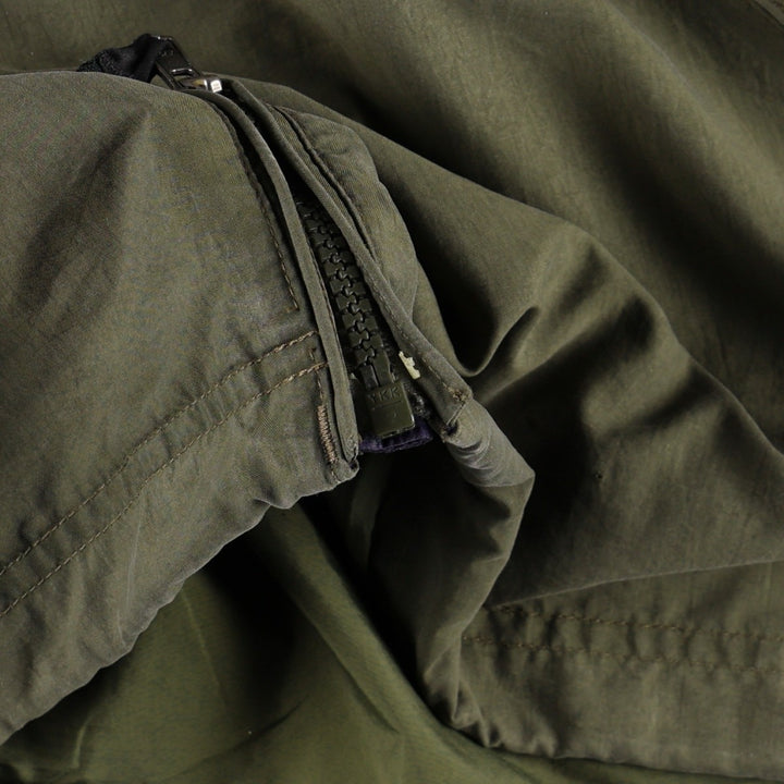 90s-00'S LLBean Nylon Jacket, Men's Size L Nylon Khaki type Vintage Second Hand