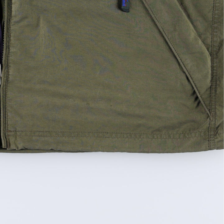 90s-00'S LLBean Nylon Jacket, Men's Size L Nylon Khaki type Vintage Second Hand