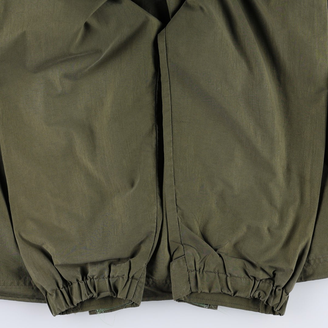 90s-00'S LLBean Nylon Jacket, Men's Size L Nylon Khaki type Vintage Second Hand
