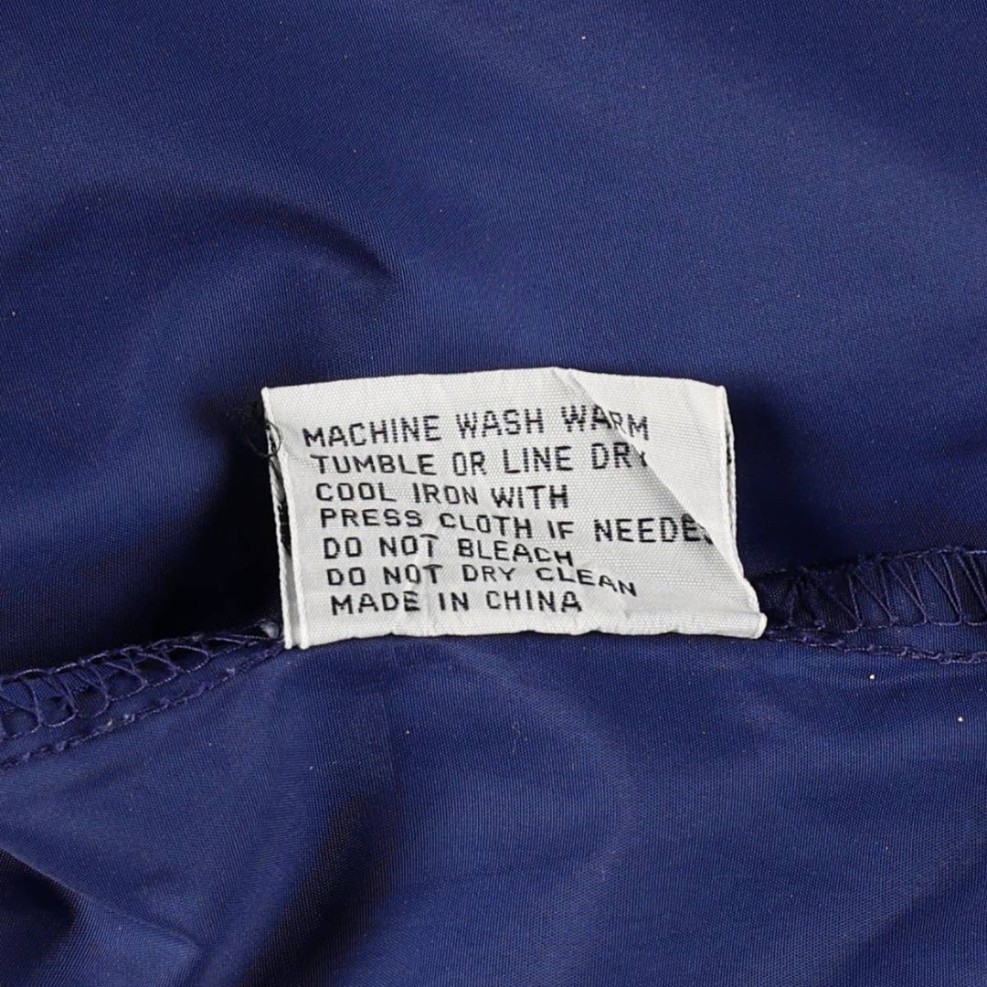 70s-80'S Eddie Bauer Black Tag Mountain Jacket Shell Jacket Men's Size L (Equivalent) Vintage Nylon Navy blue Vintage Second Hand