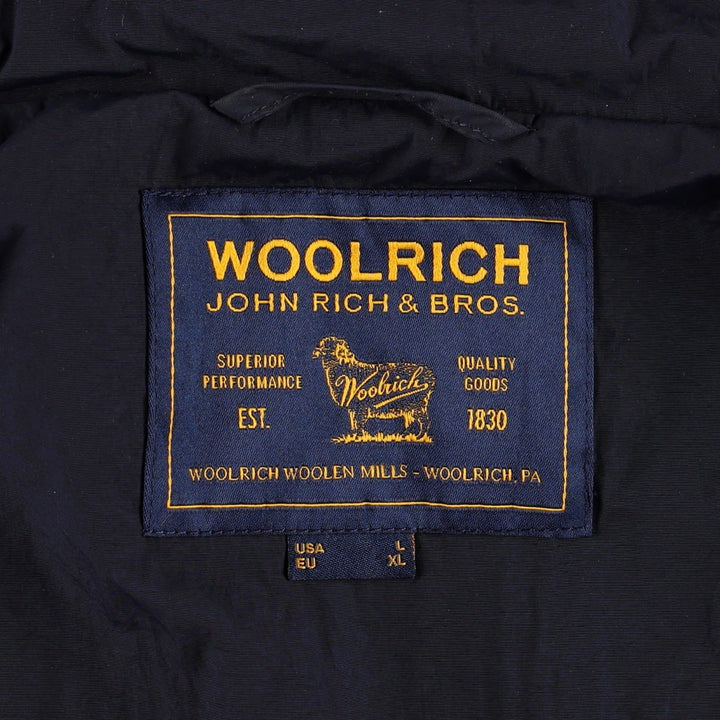 2000'S Woolrich John Rich and Bros Mountain Jacket Shell Jacket Men's Size L (approx.) Nylon navy blue type Vintage Second Hand