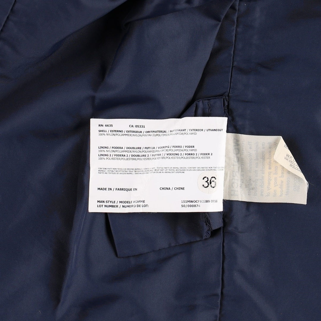 2000'S Woolrich John Rich and Bros Mountain Jacket Shell Jacket Men's Size L (approx.) Nylon navy blue type Vintage Second Hand