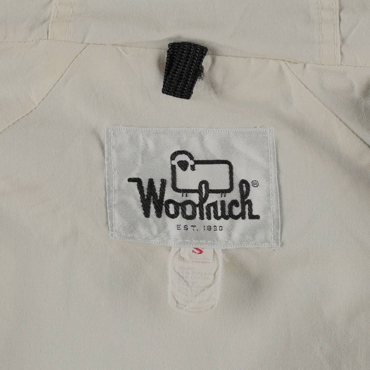 1970'S Woolrich Mountain Parka Shell Jacket, Made in USA, Men's Size S (approx.) polyester Blue type light blue Vintage Second Hand