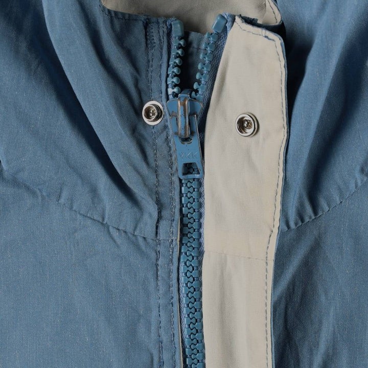 1970'S Woolrich Mountain Parka Shell Jacket, Made in USA, Men's Size S (approx.) polyester Blue type light blue Vintage Second Hand