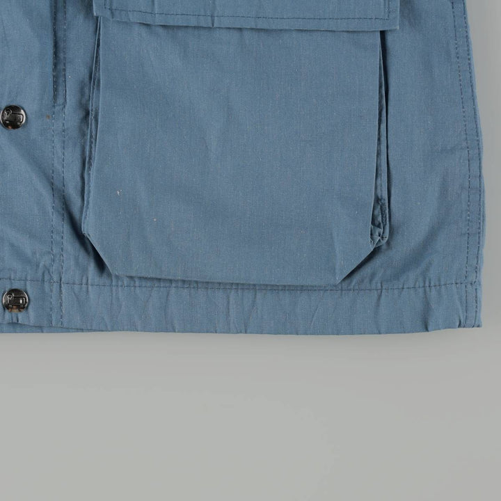 1970'S Woolrich Mountain Parka Shell Jacket, Made in USA, Men's Size S (approx.) polyester Blue type light blue Vintage Second Hand