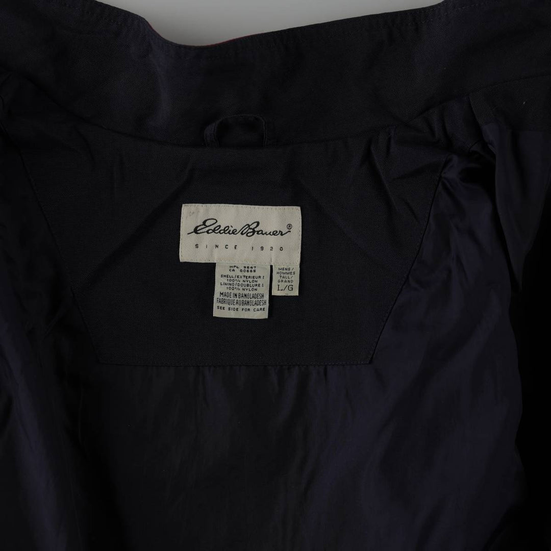 Eddie Bauer Mountain Jacket, Shell Jacket, Men's L size Nylon red type Vintage Second Hand