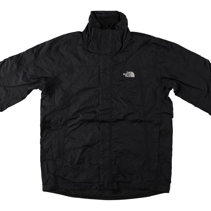 THE NORTH FACE HYVENT Mountain Parka Shell Jacket Men's L size Nylon black type Vintage Second Hand