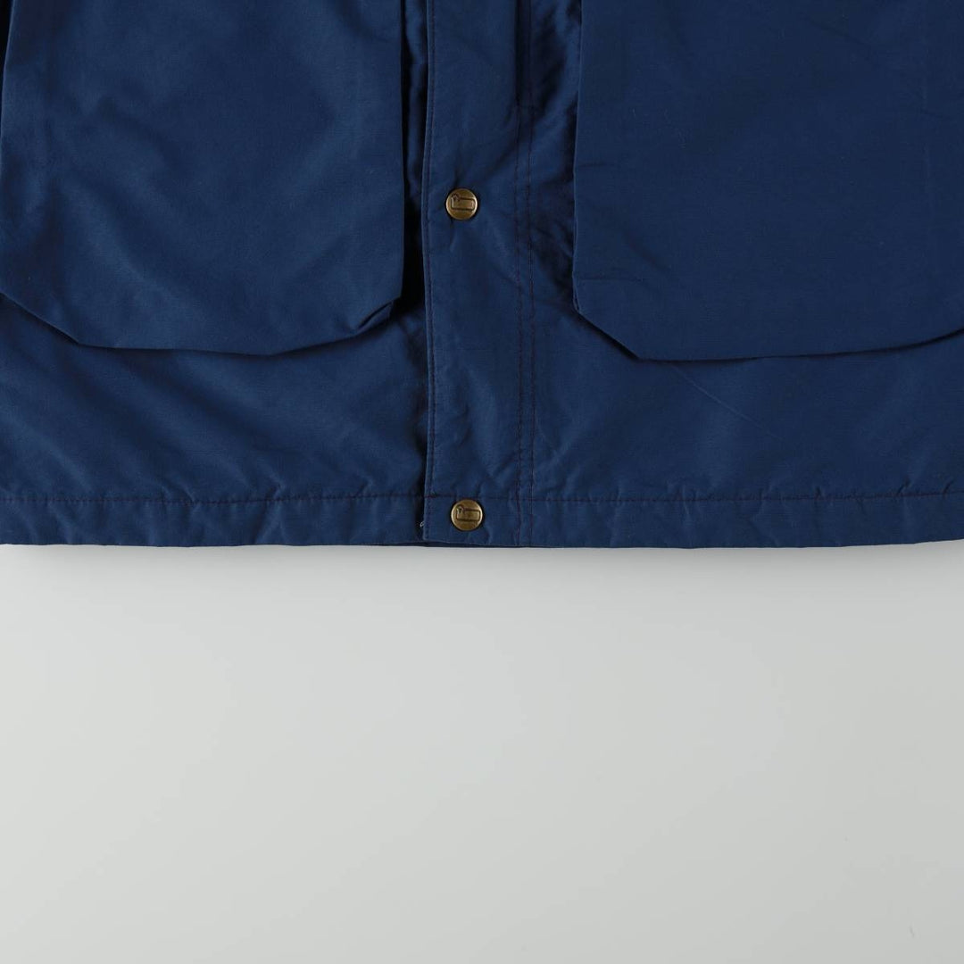 Vintage 1980'S WOOLRICH Mountain Parka Shell Jacket, Made in USA, Men's Size Small unclear Navy blue Vintage Second Hand