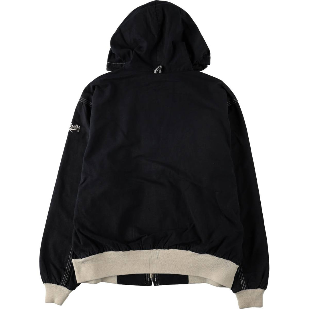 90'S Reebok Cotton Hoodie, Men's Size S (approx.), Vintage cotton black type Vintage Second Hand