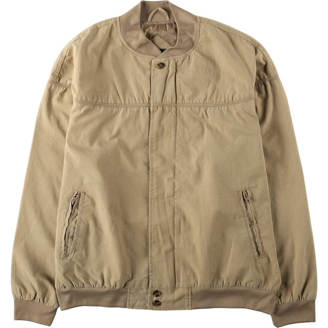 90s-00'S HABAND Derby Jacket, Cup Shoulder, Men's, Size XL, Vintage polyester Beige type Vintage Second Hand