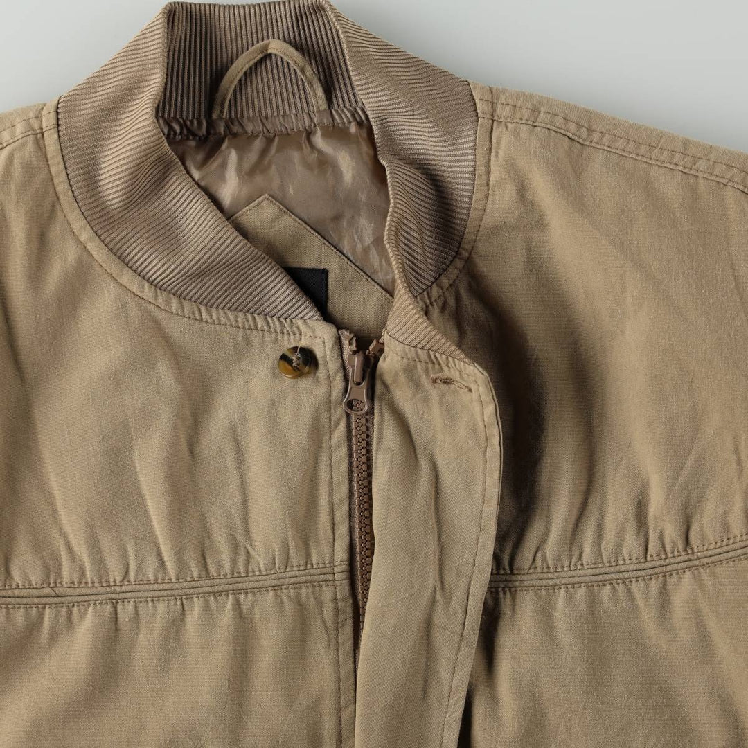 90s-00'S HABAND Derby Jacket, Cup Shoulder, Men's, Size XL, Vintage polyester Beige type Vintage Second Hand
