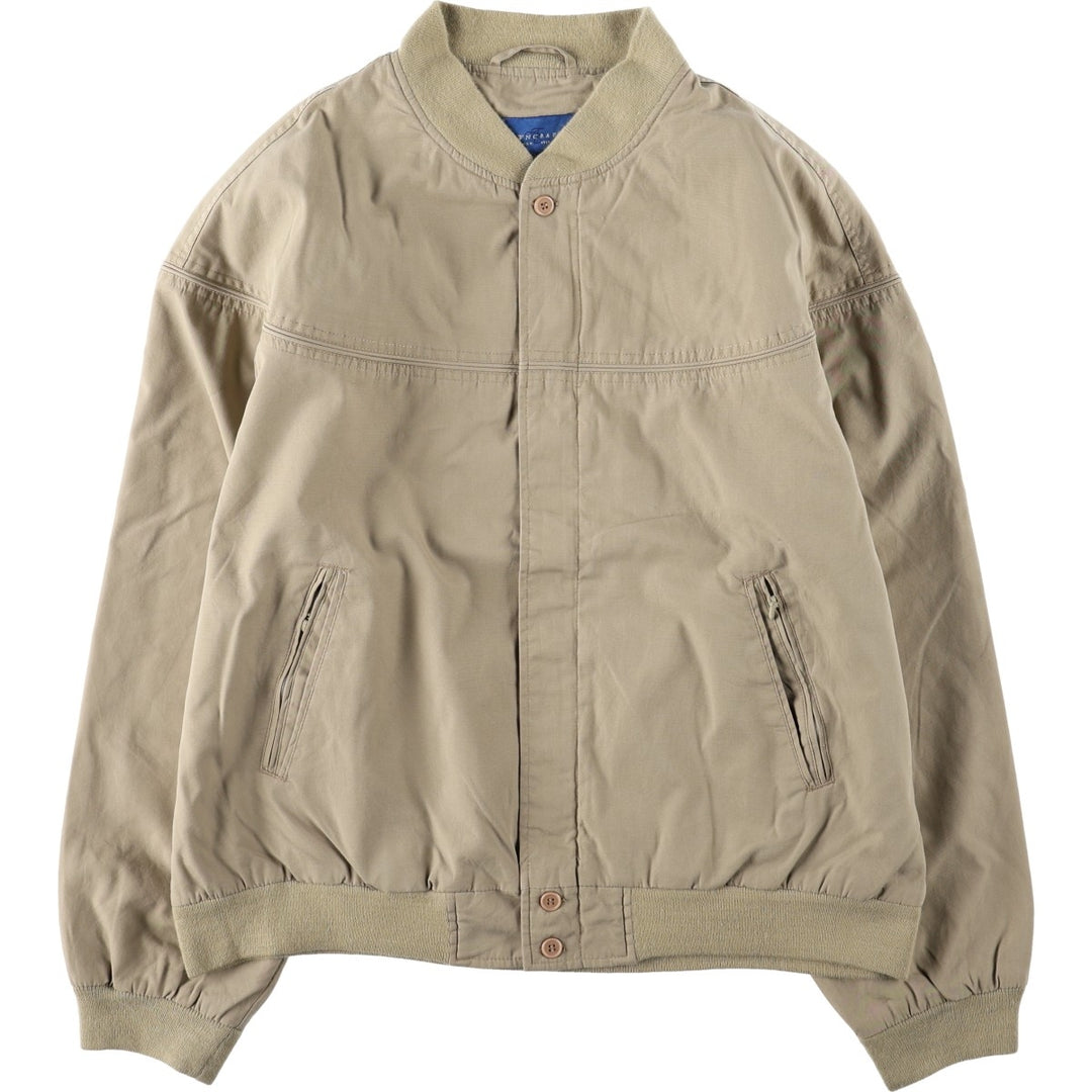 Vintage 80s-90'S Town Craft Derby Jacket, Cup Shoulder, Men's XL cotton Beige type Vintage Second Hand
