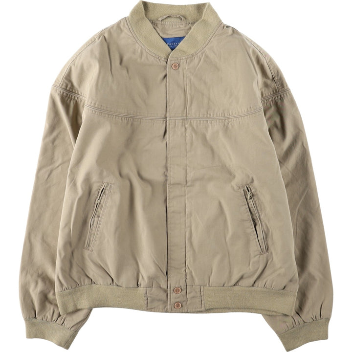 Vintage 80s-90'S Town Craft Derby Jacket, Cup Shoulder, Men's XL cotton Beige type Vintage Second Hand