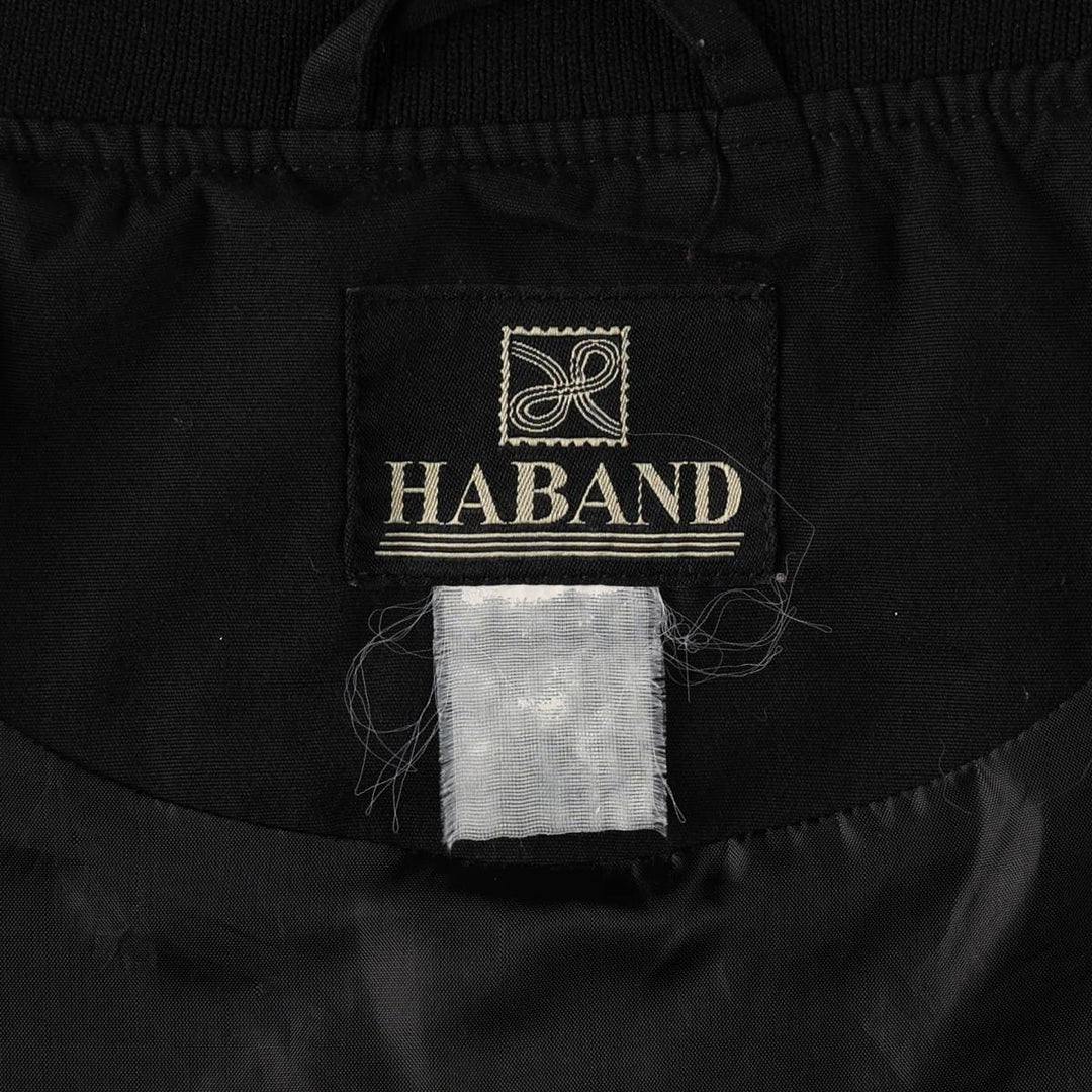 90s-00'S HABAND Derby Jacket, Cup Shoulder, Men's, Size L, Vintage unclear black type Vintage Second Hand