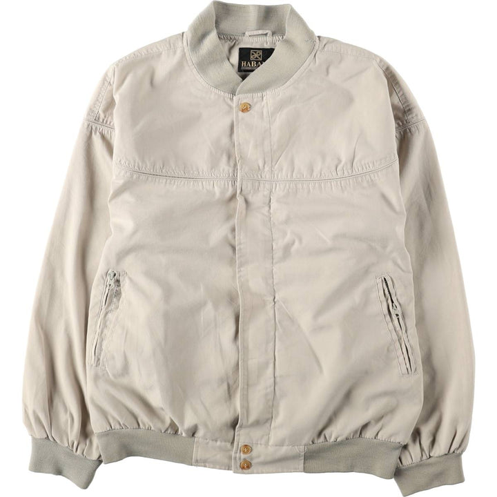 90s-00'S HABAND Derby Jacket, Cup Shoulder, Men's, Size L, Vintage cotton Beige type Vintage Second Hand