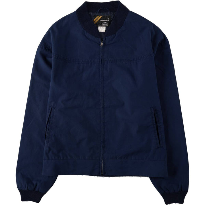 1970'S Sears Derby Jacket Cup Shoulder Jacket Men's XL equivalent Vintage cotton navy blue type Vintage Second Hand
