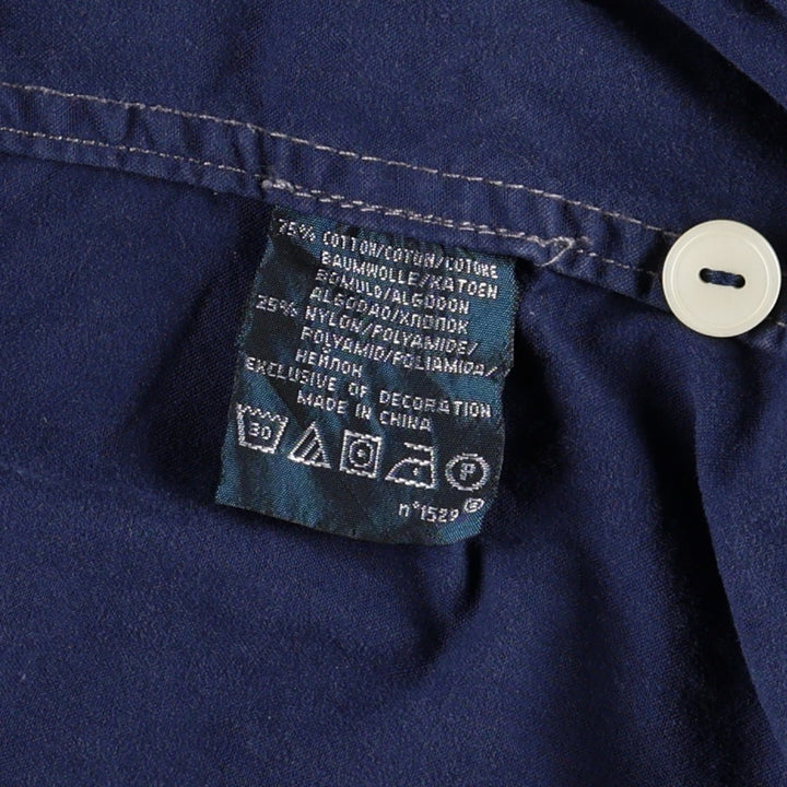 Ralph Lauren POLO by Ralph Lauren Big Pony Cotton Hoodie, Men's Size M (approx.) cotton navy blue type Vintage Second Hand
