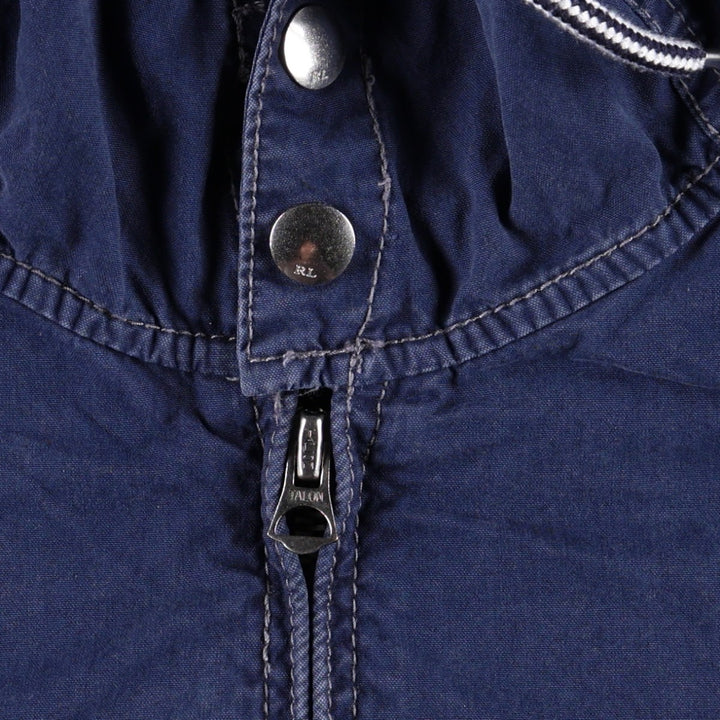 Ralph Lauren POLO by Ralph Lauren Big Pony Cotton Hoodie, Men's Size M (approx.) cotton navy blue type Vintage Second Hand