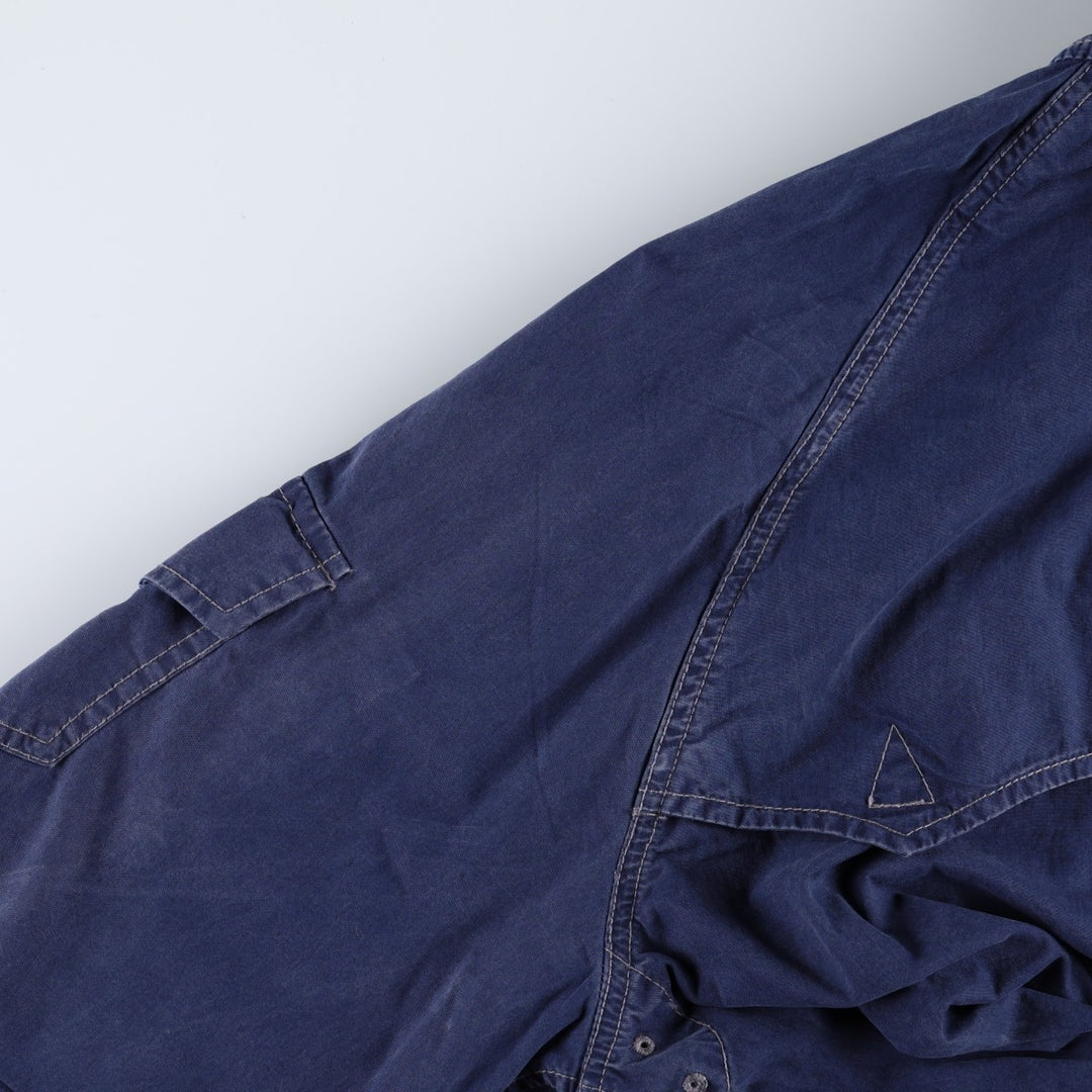Ralph Lauren POLO by Ralph Lauren Big Pony Cotton Hoodie, Men's Size M (approx.) cotton navy blue type Vintage Second Hand