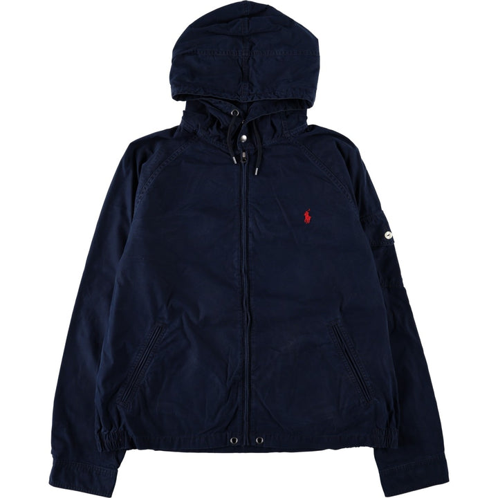Ralph Lauren POLO RALPH LAUREN cotton hoodie, men's size XXL cotton navy blue type Vintage Second Hand