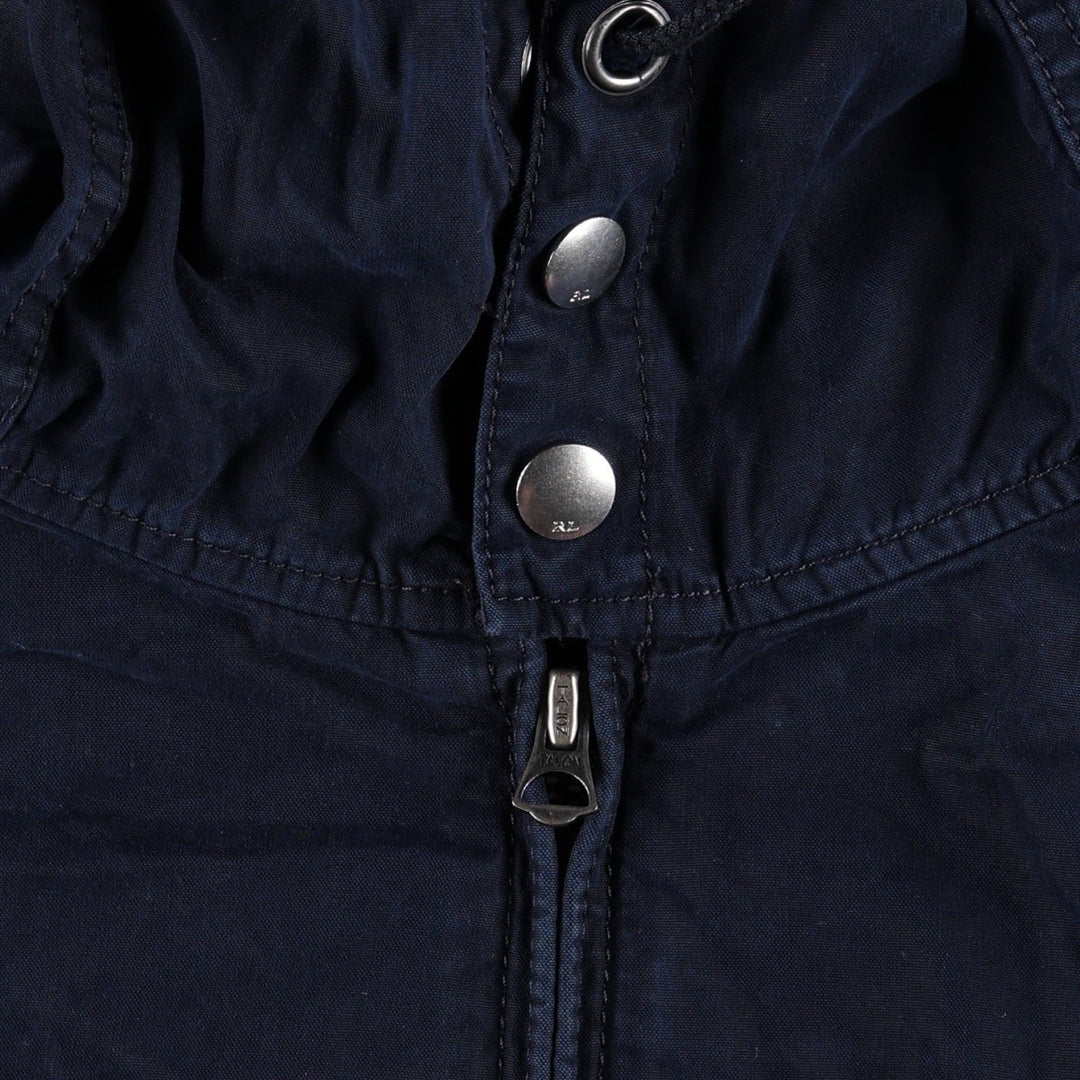 Ralph Lauren POLO RALPH LAUREN cotton hoodie, men's size XXL cotton navy blue type Vintage Second Hand