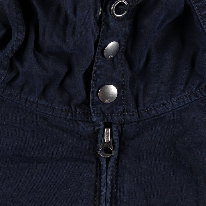 Ralph Lauren POLO RALPH LAUREN cotton hoodie, men's size XXL cotton navy blue type Vintage Second Hand
