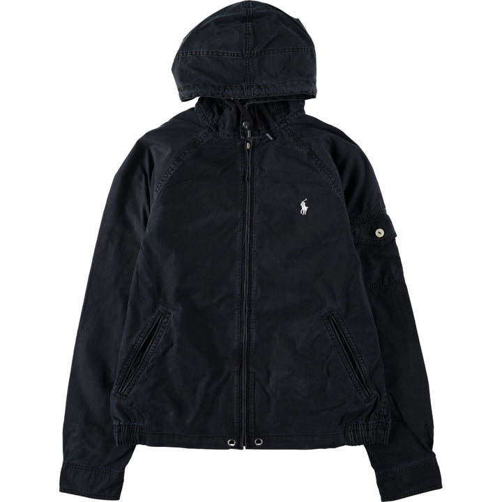Ralph Lauren POLO RALPH LAUREN cotton hoodie, men's size S cotton black type Vintage Second Hand