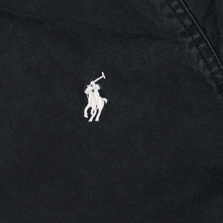 Ralph Lauren POLO RALPH LAUREN cotton hoodie, men's size S cotton black type Vintage Second Hand