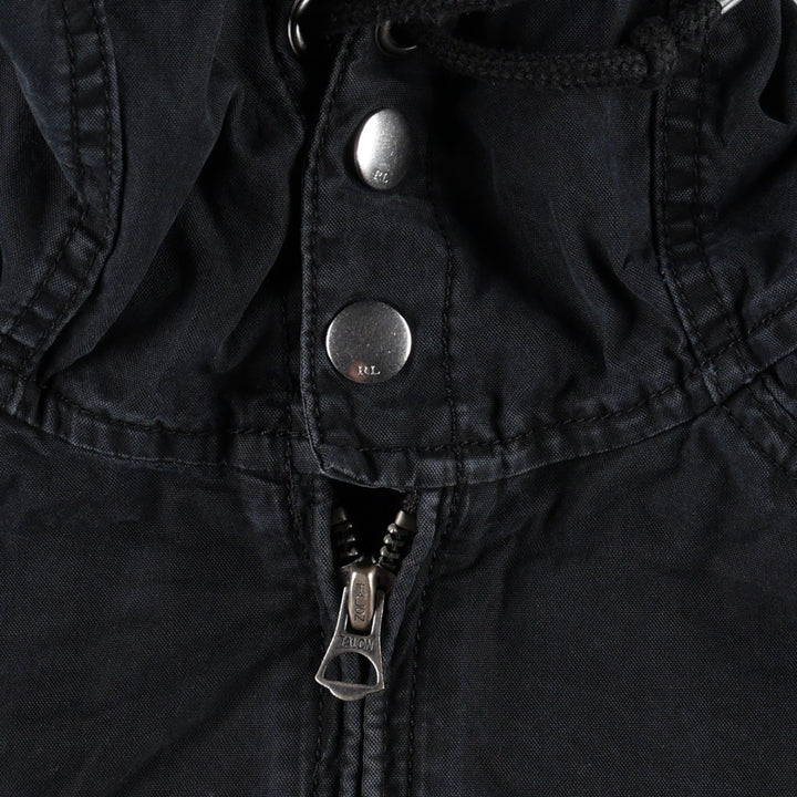 Ralph Lauren POLO RALPH LAUREN cotton hoodie, men's size S cotton black type Vintage Second Hand