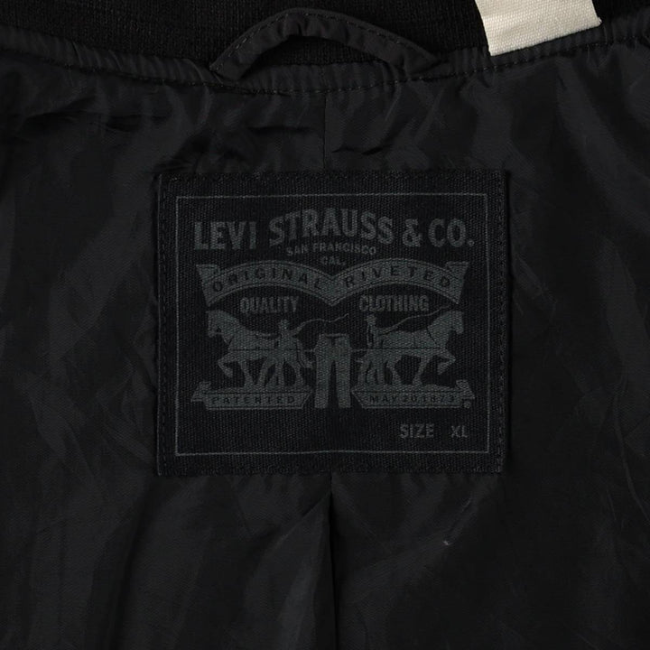 Levi's nylon blouson, men's size XL Nylon black type Vintage Second Hand