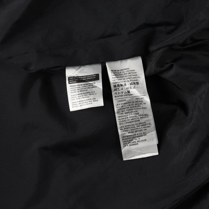 Levi's nylon blouson, men's size XL Nylon black type Vintage Second Hand