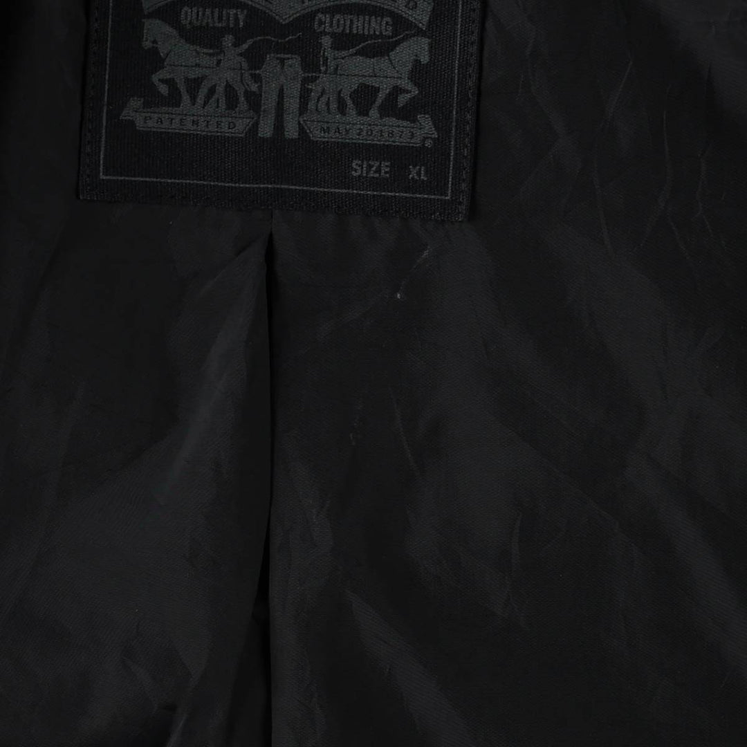 Levi's nylon blouson, men's size XL Nylon black type Vintage Second Hand