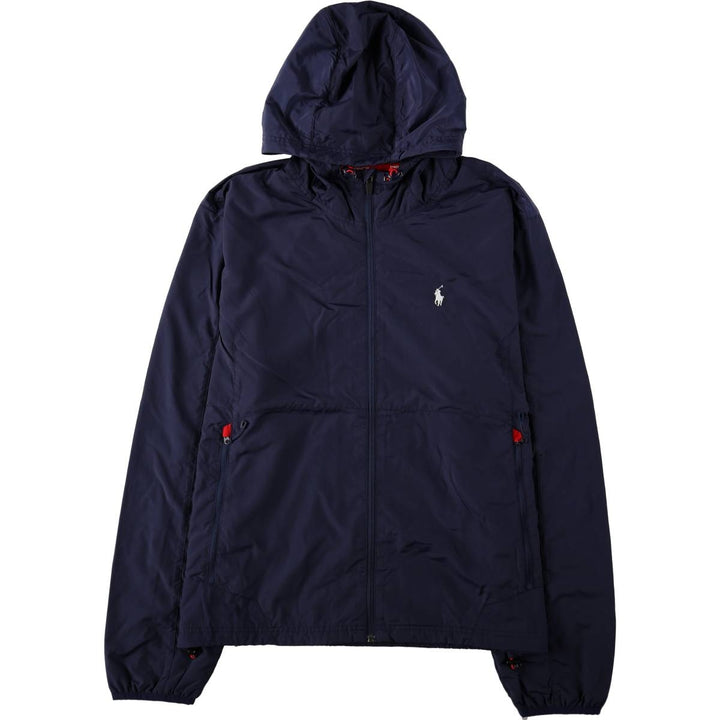 Ralph Lauren POLO RALPH LAUREN PERFORMANCE Nylon Parka, Men's Size XL (approx.) Nylon navy blue type Vintage Second Hand