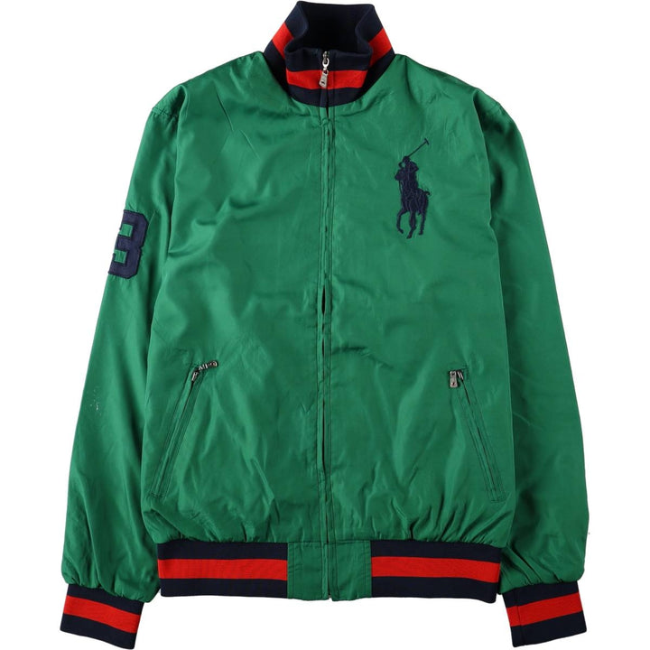 Ralph Lauren POLO RALPH LAUREN Big Pony Jersey Track Jacket, Men's Size M (approx.) unclear green type Vintage Second Hand