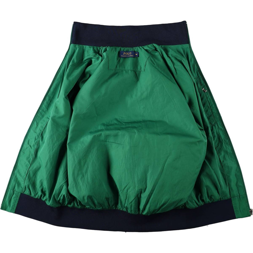 Ralph Lauren POLO RALPH LAUREN Big Pony Jersey Track Jacket, Men's Size M (approx.) unclear green type Vintage Second Hand