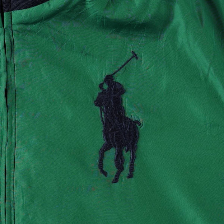 Ralph Lauren POLO RALPH LAUREN Big Pony Jersey Track Jacket, Men's Size M (approx.) unclear green type Vintage Second Hand