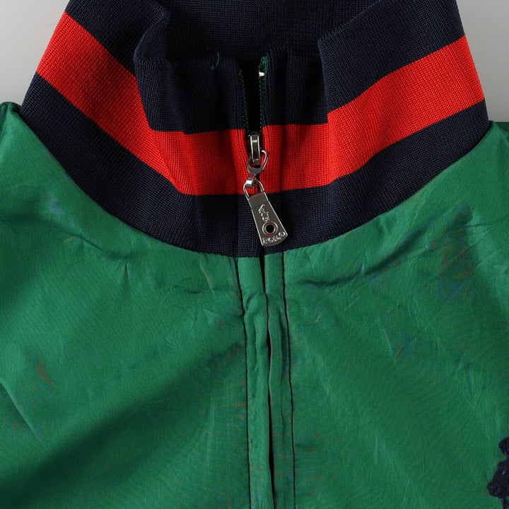 Ralph Lauren POLO RALPH LAUREN Big Pony Jersey Track Jacket, Men's Size M (approx.) unclear green type Vintage Second Hand