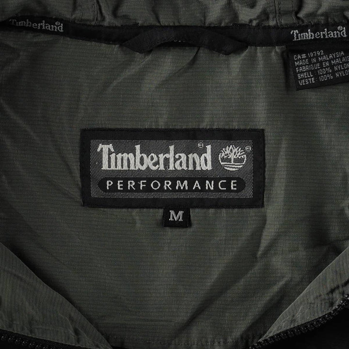 90s-00'S Timberland Performance Anorak Parka, Men's Size M (approx.) Nylon black type Vintage Second Hand