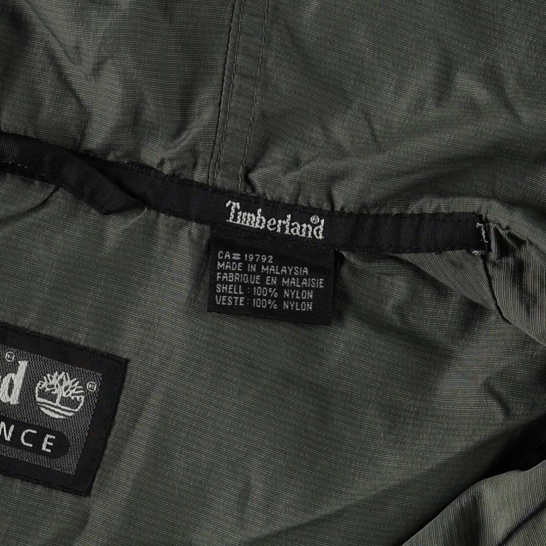 90s-00'S Timberland Performance Anorak Parka, Men's Size M (approx.) Nylon black type Vintage Second Hand