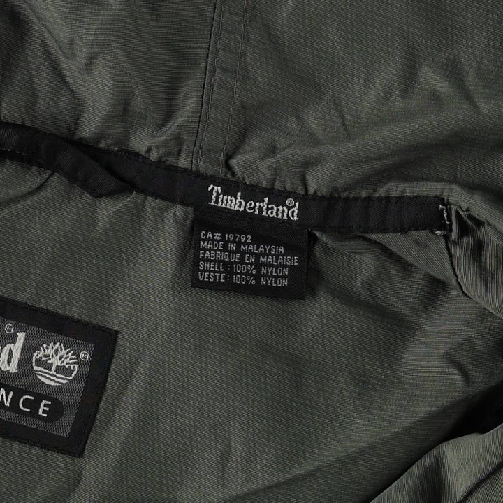 90s-00'S Timberland Performance Anorak Parka, Men's Size M (approx.) Nylon black type Vintage Second Hand
