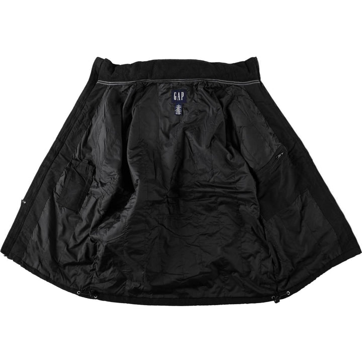 90s-00'S GAP (Old GAP) Padded Nylon Jacket, Men's Size L (Equivalent), Vintage Polyurethane Coated Nylon black type Vintage Second Hand