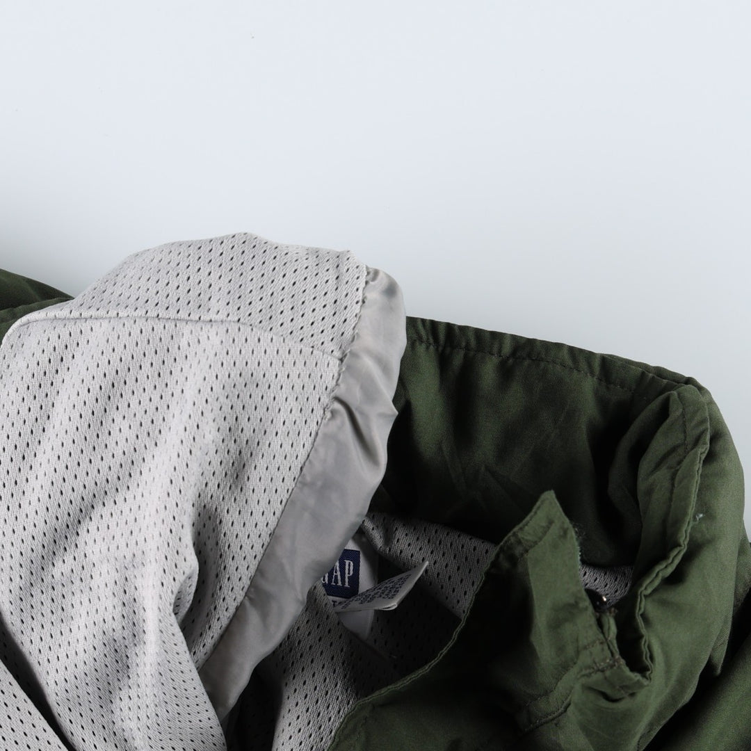 2000'S GAP Anorak Jacket, Men's Size XL polyester Khaki type Vintage Second Hand