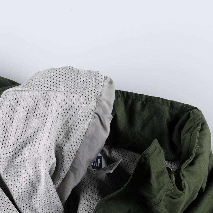 2000'S GAP Anorak Jacket, Men's Size XL polyester Khaki type Vintage Second Hand