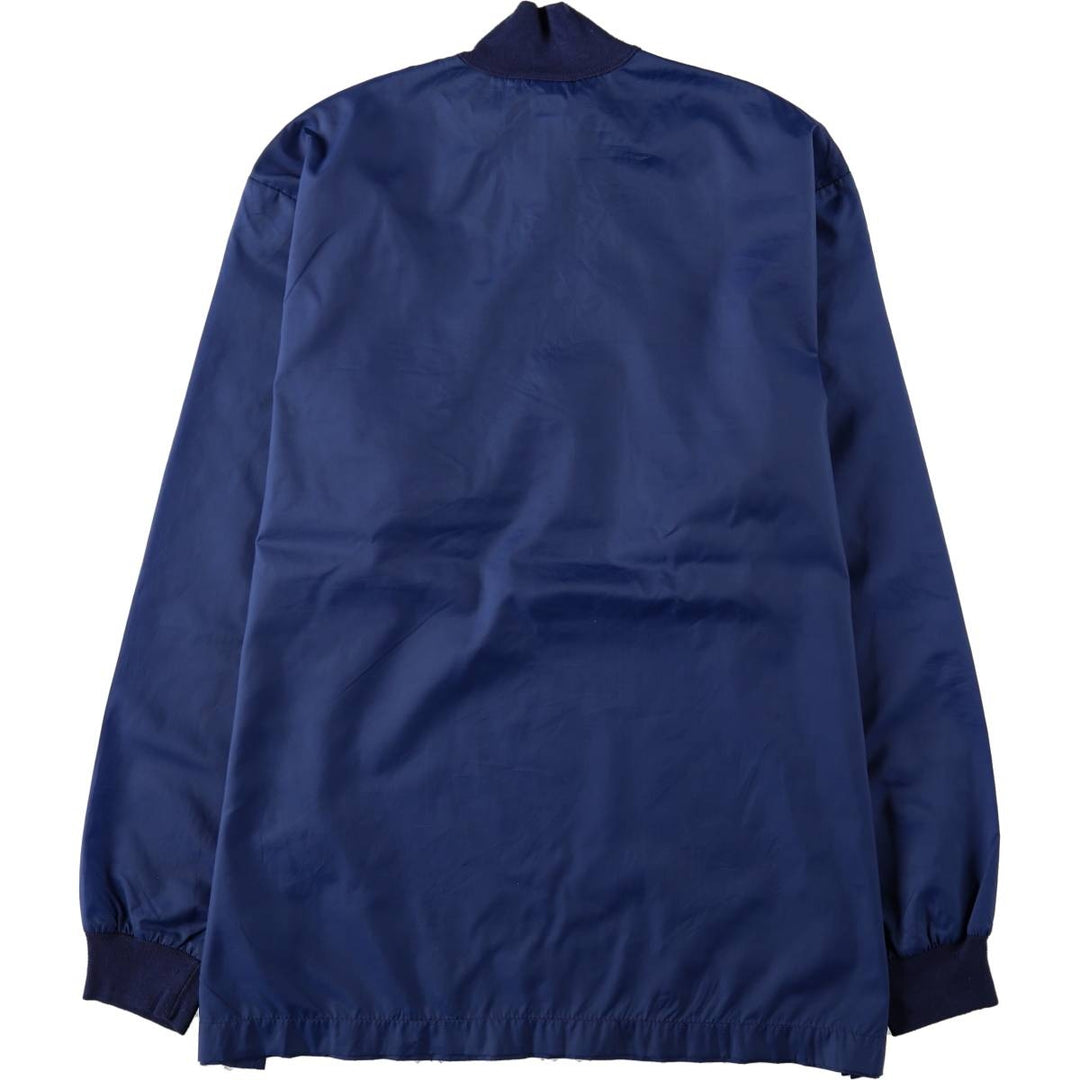 90'S HANG TEN Half-Zip Nylon Pullover, Men's Size M (Equivalent), Vintage unclear navy blue type Vintage Second Hand