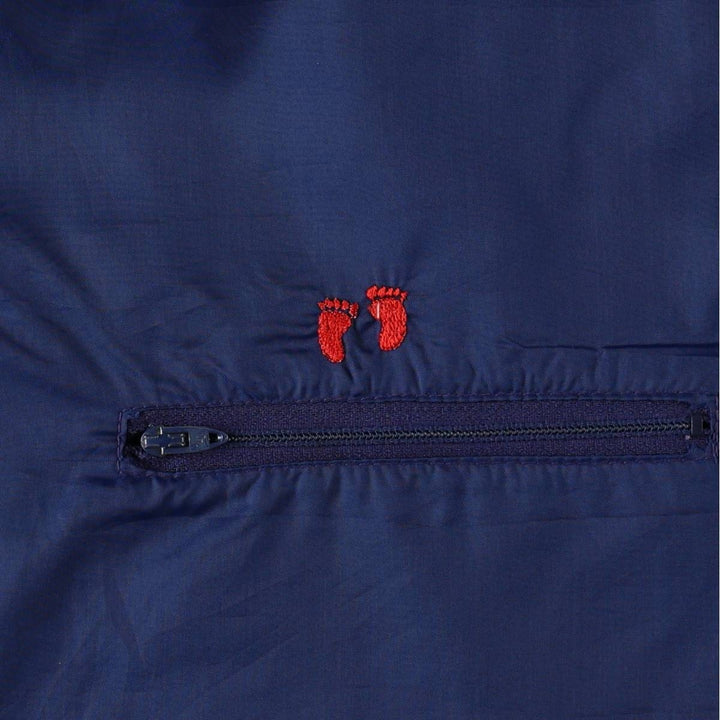 90'S HANG TEN Half-Zip Nylon Pullover, Men's Size M (Equivalent), Vintage unclear navy blue type Vintage Second Hand