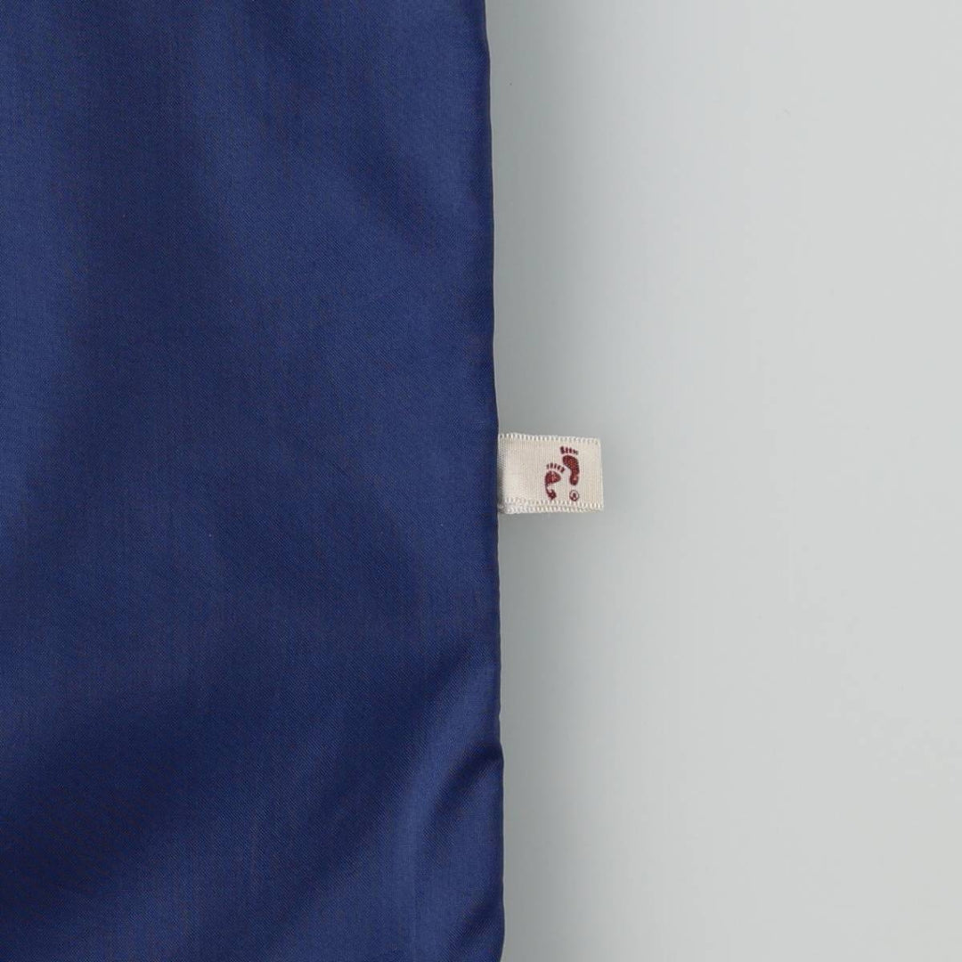 90'S HANG TEN Half-Zip Nylon Pullover, Men's Size M (Equivalent), Vintage unclear navy blue type Vintage Second Hand