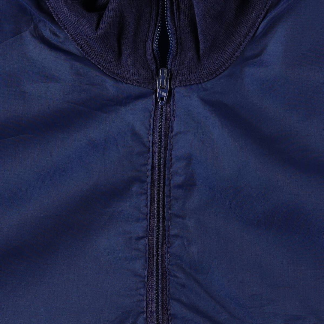 90'S HANG TEN Half-Zip Nylon Pullover, Men's Size M (Equivalent), Vintage unclear navy blue type Vintage Second Hand