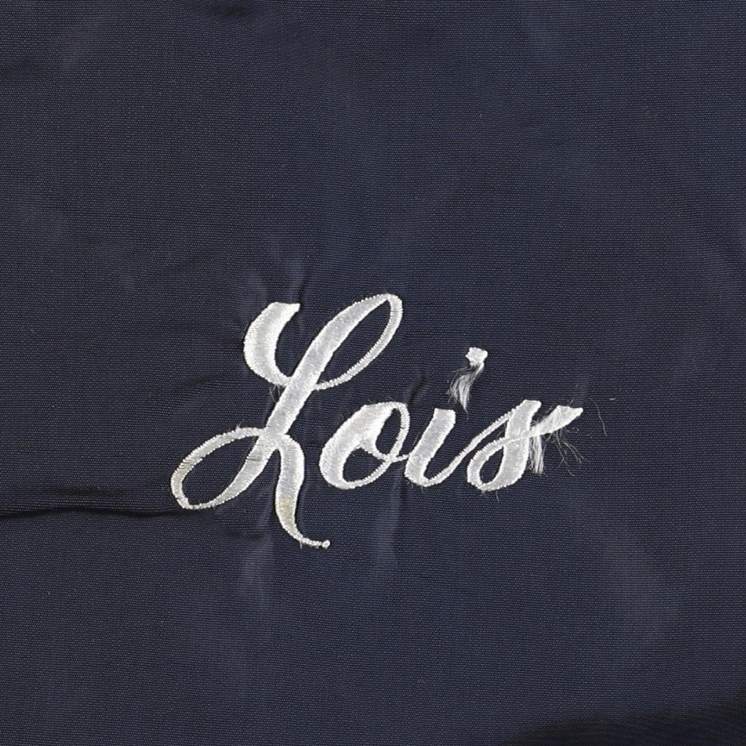 80s-90'S MAPLE College Varsity Jacket Award Jacket Made in USA Men's Size M unclear navy blue type Vintage Second Hand