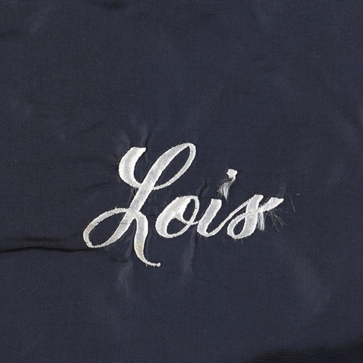 80s-90'S MAPLE College Varsity Jacket Award Jacket Made in USA Men's Size M unclear navy blue type Vintage Second Hand
