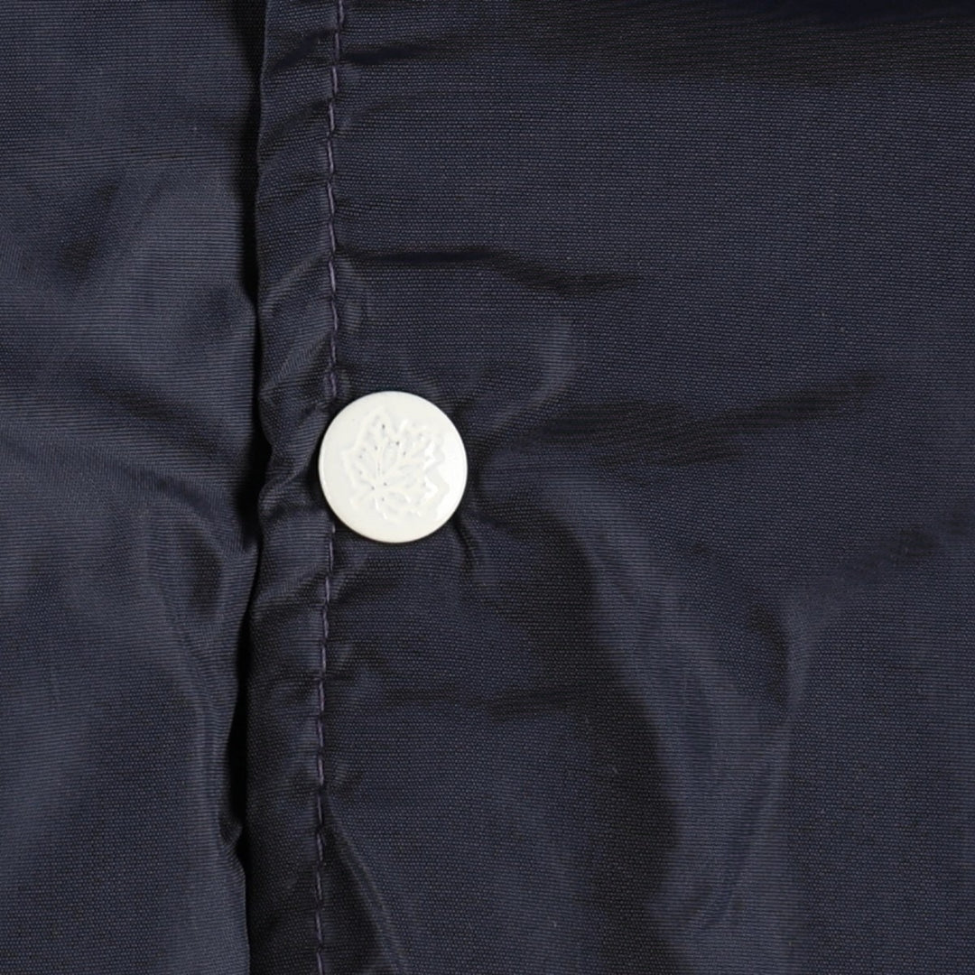 80s-90'S MAPLE College Varsity Jacket Award Jacket Made in USA Men's Size M unclear navy blue type Vintage Second Hand